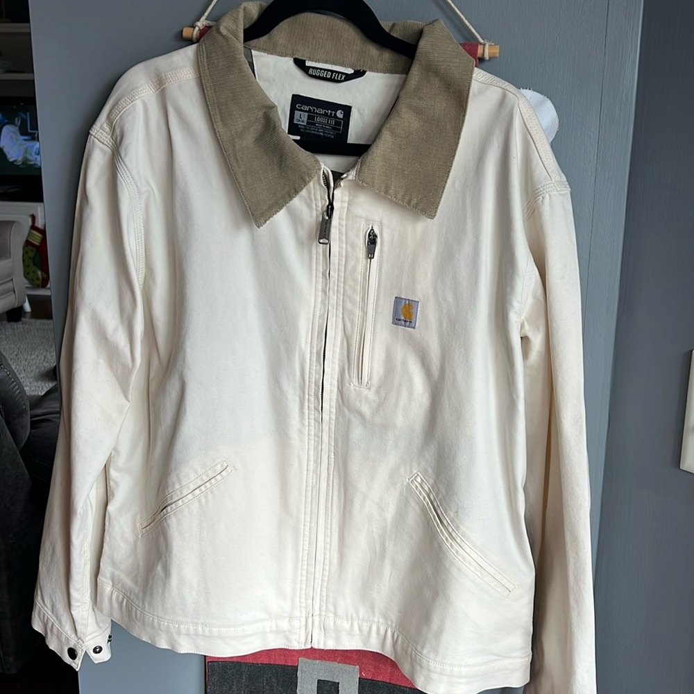Carhartt Off White Light weight coat